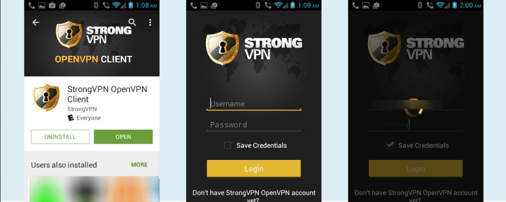 StrongVPN Android Client