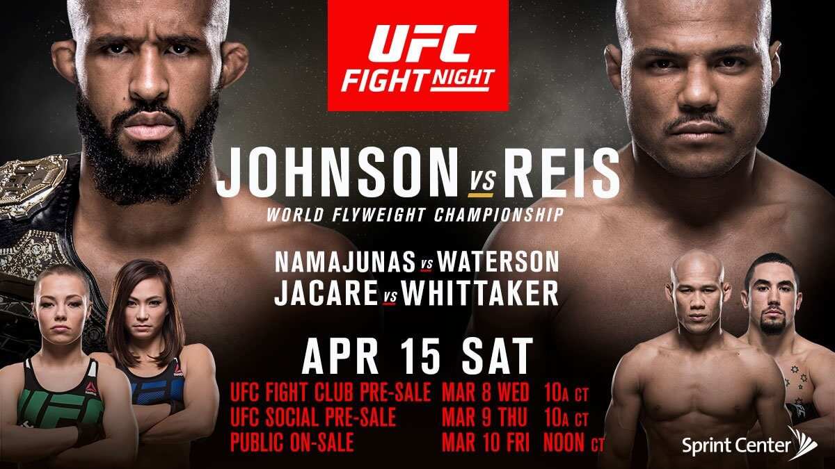 UFC On FOX 24- Johnson VS Reis Fight Live Online