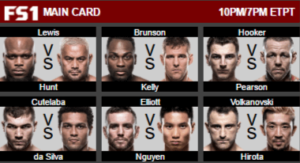 Ufc fight night picks