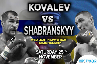 Kovalev vs Shabranskyy fight