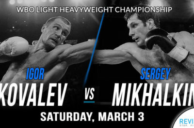 Igor Mikhalkin vs. Sergey Kovalev Live Online