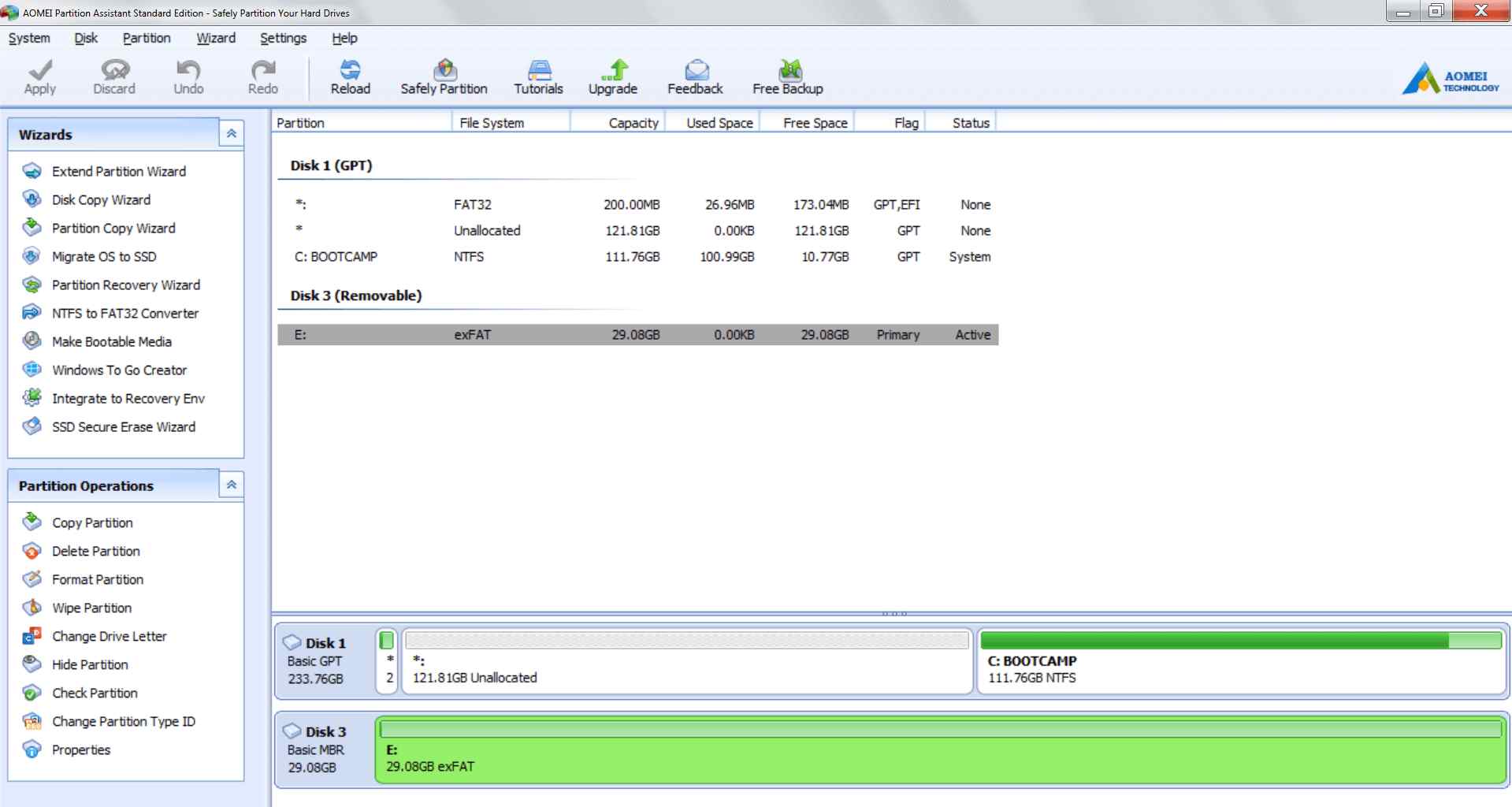 aomei partition assistant standard review