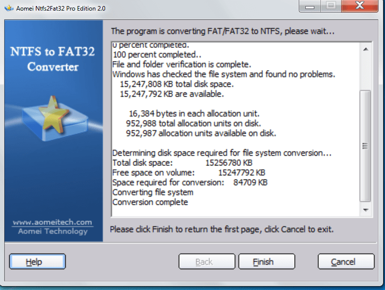 download aomei ntfs to fat32 converter torrent