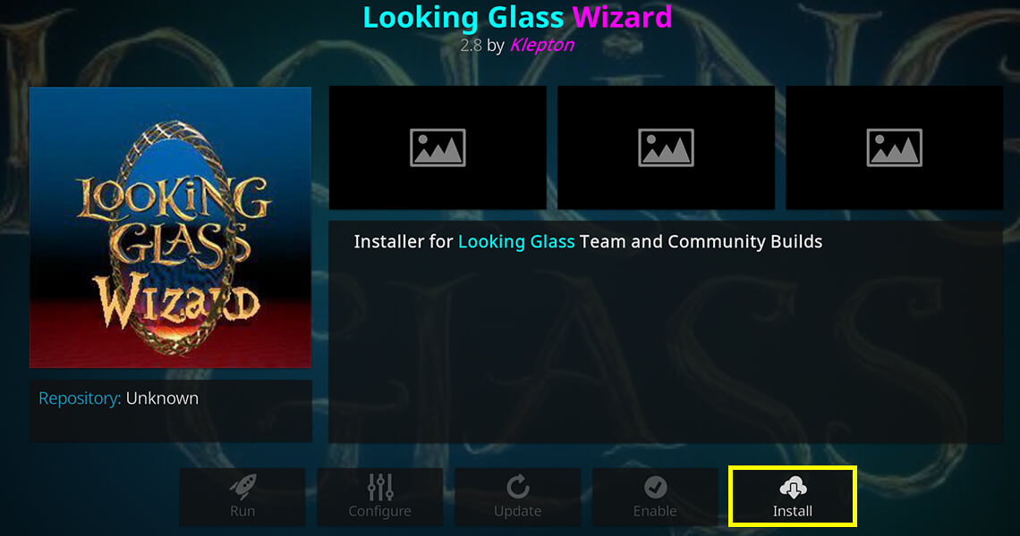 Looking Glass Wizard