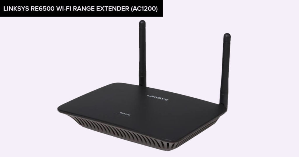 Linksys RE6500 Wi-Fi Range Extender (AC1200)