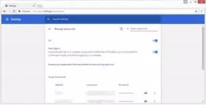 manage password chrome manage password chrome