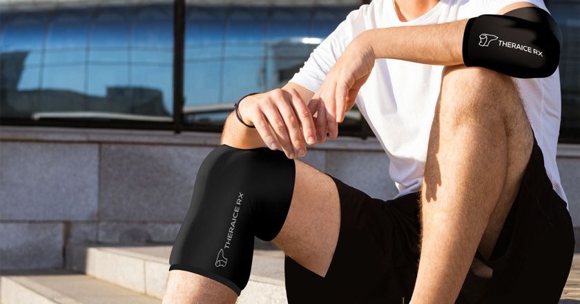 how to use theraice rx compression sleeve