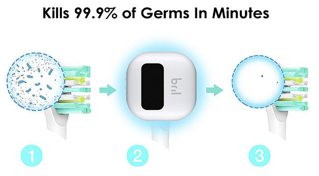 bril toothbrush sanitizer