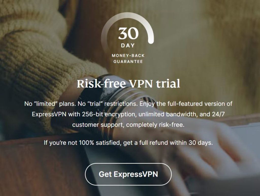 expressvpn 30 day trial