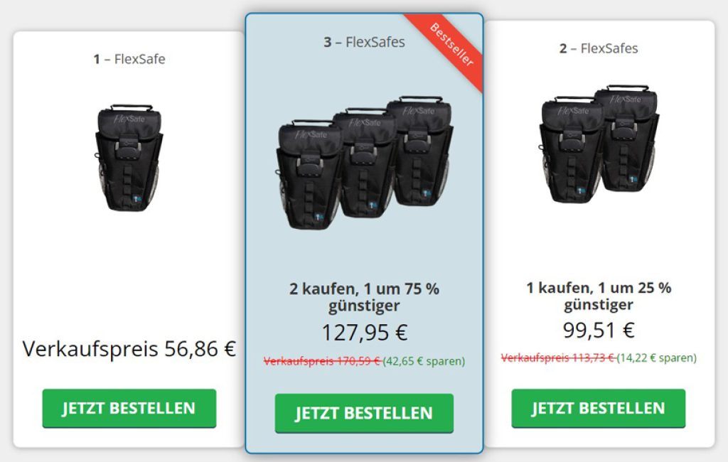 flex safe preis