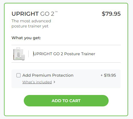 upright go preis