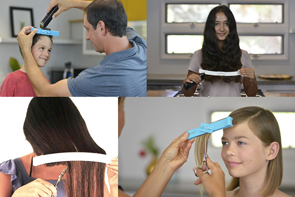 Creaclip for cutting hair