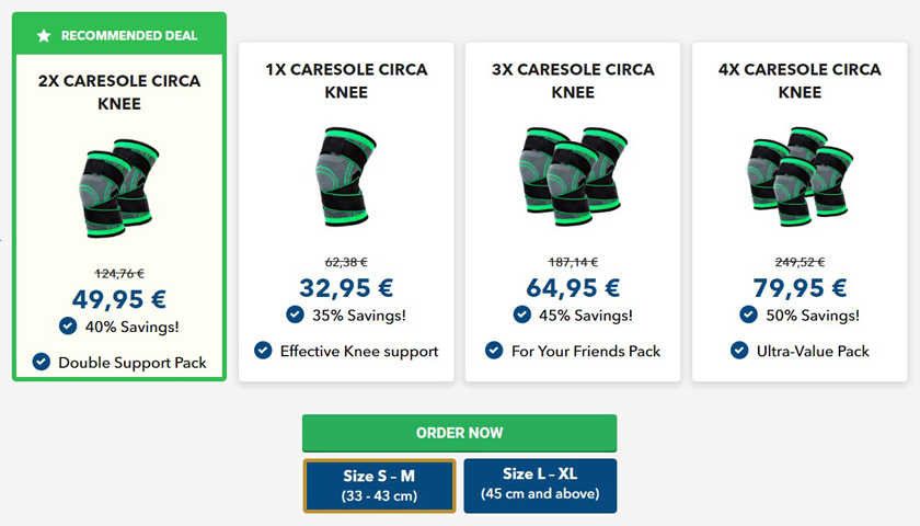 caresole kniebandage preise